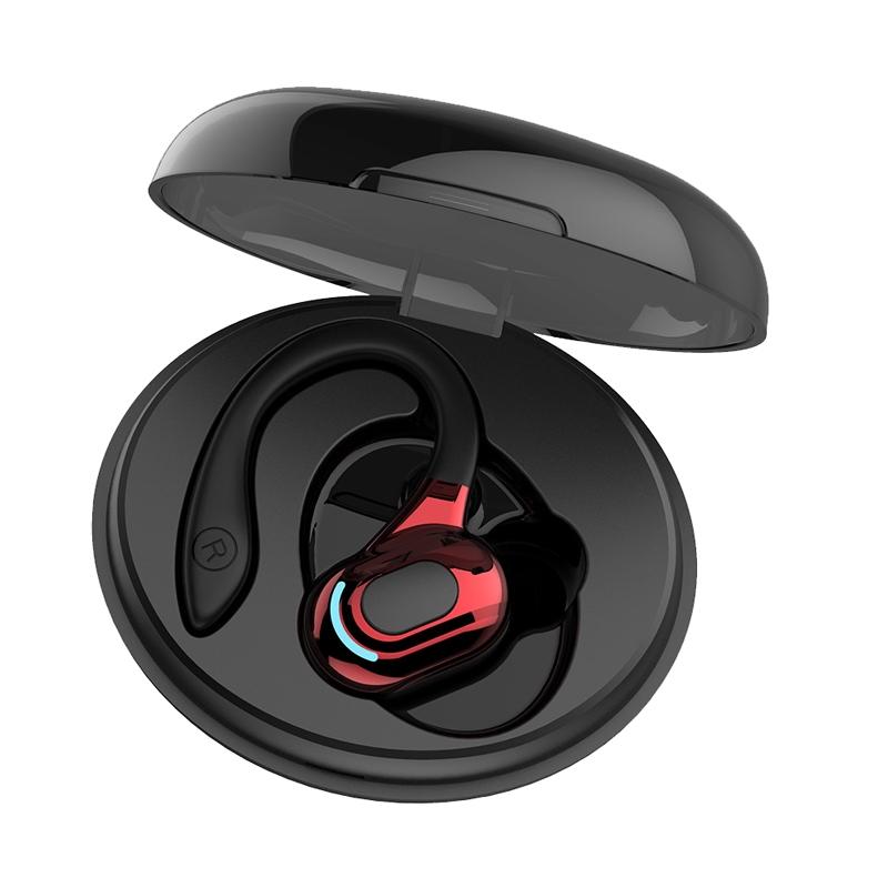 Wireless Bluetooth Earphones with Charging Case - F8 - Black Single Ear 12