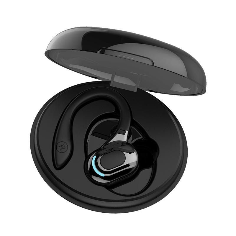 Wireless Bluetooth Earphones with Charging Case - F8 - Black Single Ear 14