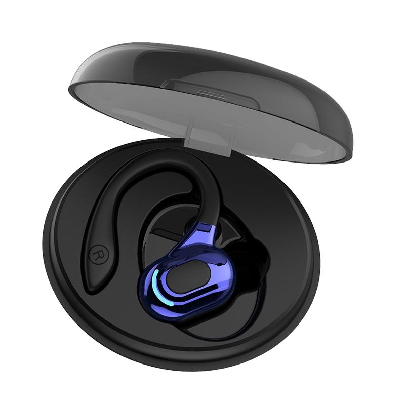 Wireless Bluetooth Earphones with Charging Case - F8 - Black Single Ear 15