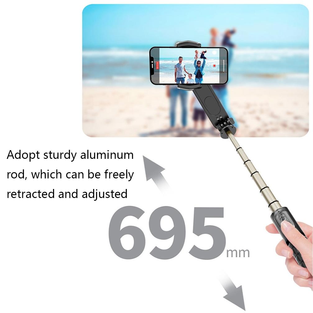 Handheld Stabilizer with Removable Fill Light and App - Black 6