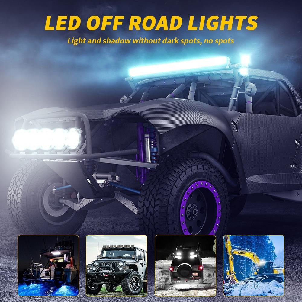 9 - 30V 12W 6000K 2.5 Inch Car Led Engineering Auxiliary Light White Light 5