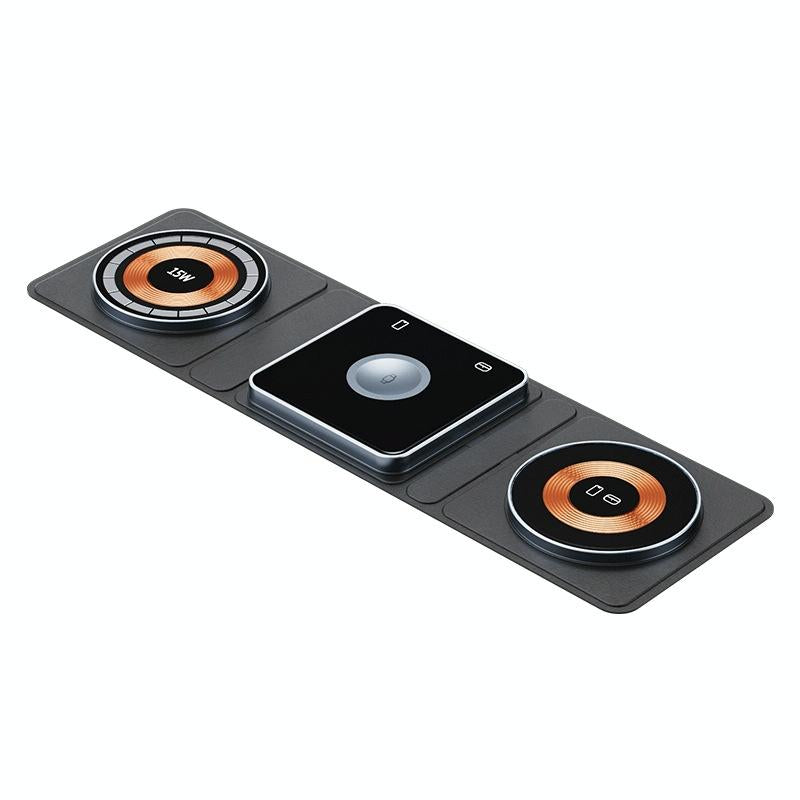 15W 3 In 1 Foldable Magnetic Wireless Charger 3