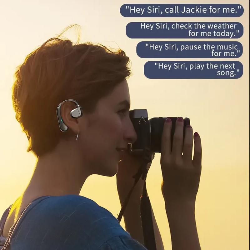 Wireless Bluetooth Headphone With Digital Display - Black - Black 4