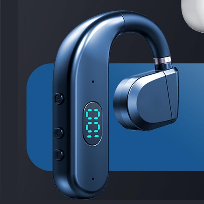 Wireless Bluetooth Headphone With Digital Display - Black - Black 14
