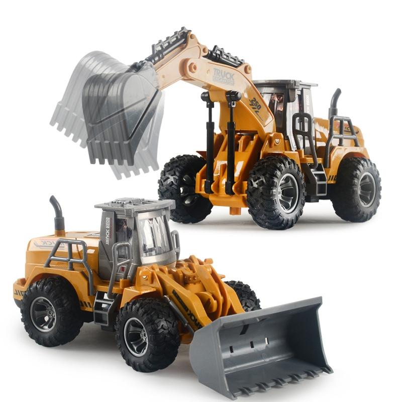 5-way Electric Engineering Vehicle Model with Wireless Remote Control - Bulldozer 4