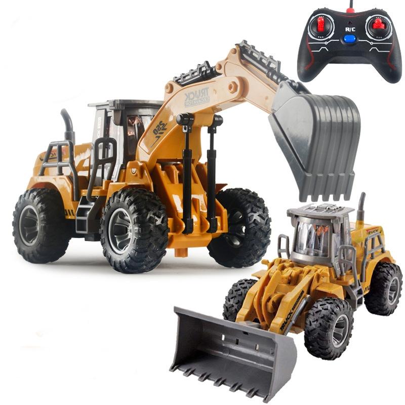 5-way Electric Engineering Vehicle Model with Wireless Remote Control - Bulldozer 5