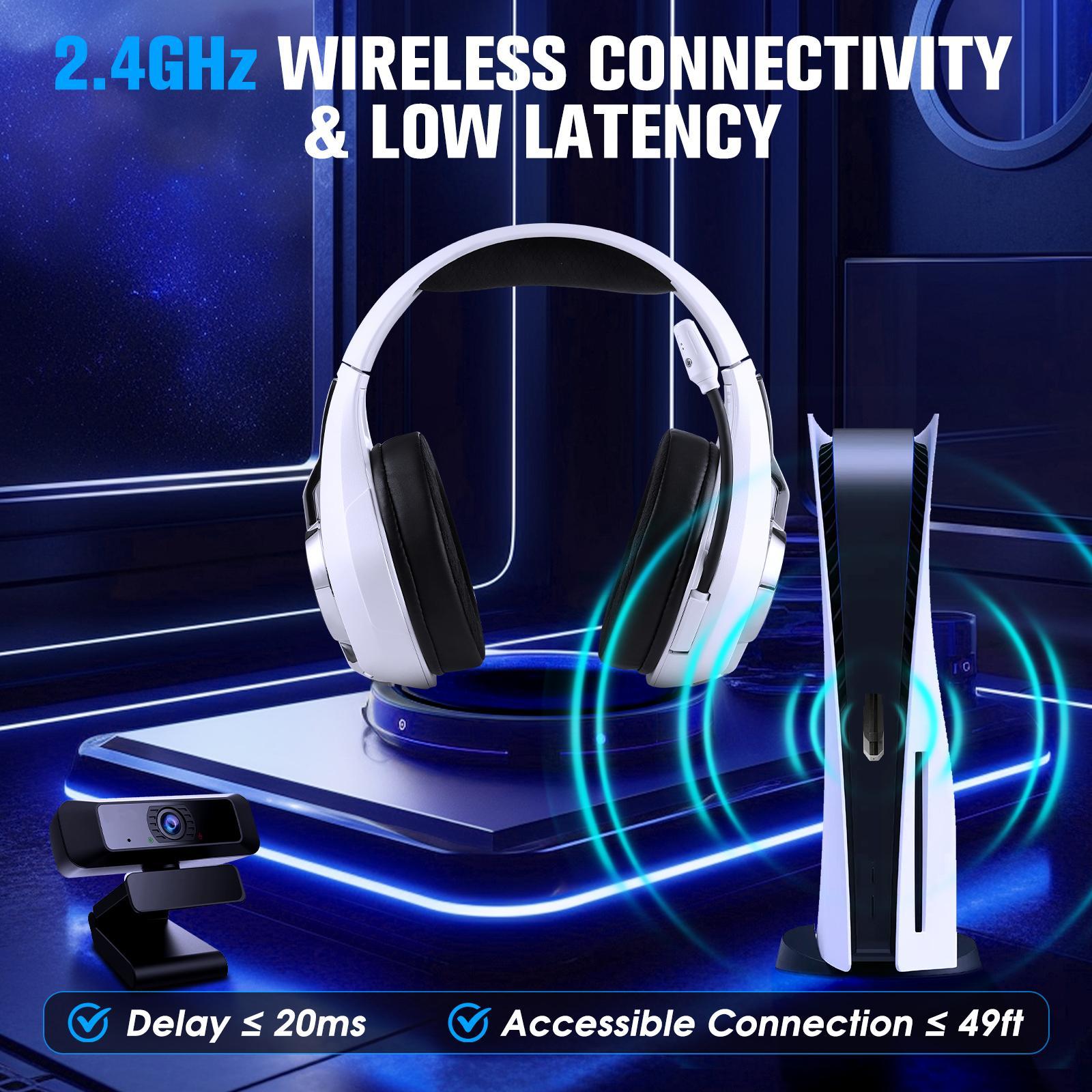 Gs400 Tri-Mode Gaming Headset Bluetooth / Wired 4