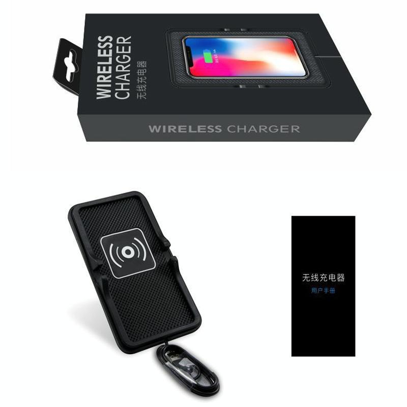 Wireless Car Charger with Anti-slip Pad - 2 in 1 - 15w - Black 8