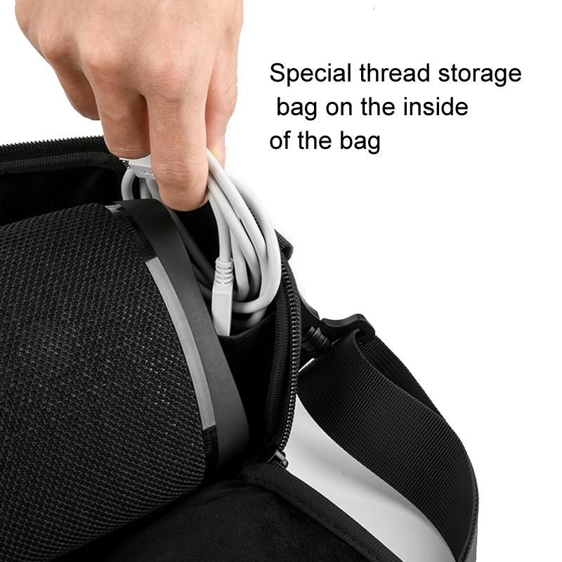 Sony Srs-xb43 Speaker Bag - Travel Storage Crossbody - Black 5