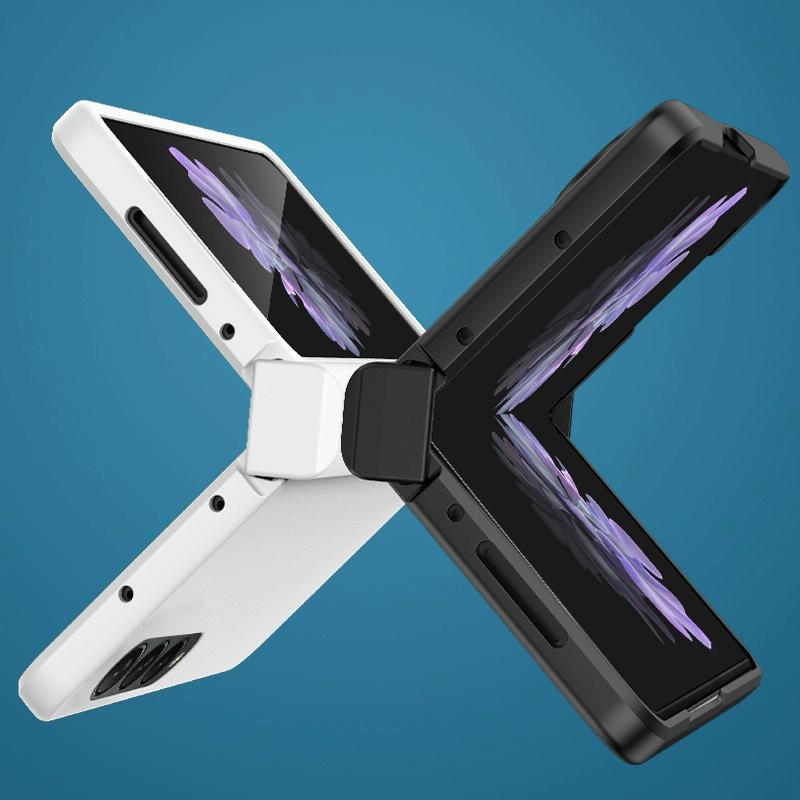 For Samsung Galaxy Z Fold4 5G Foldable Skin Feel Case - White 5