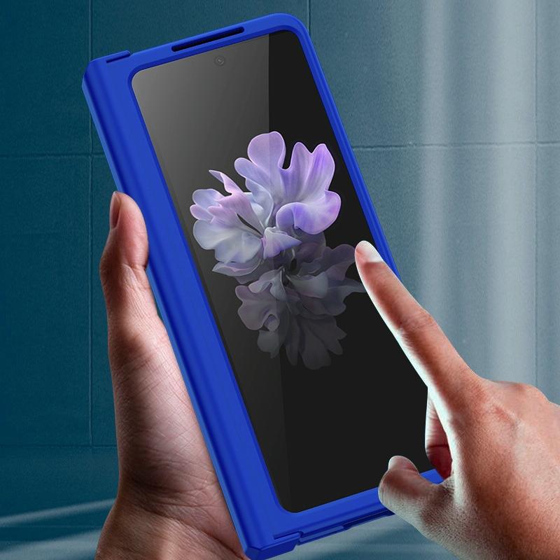 For Samsung Galaxy Z Fold4 5G Foldable Skin Feel Case - White 7