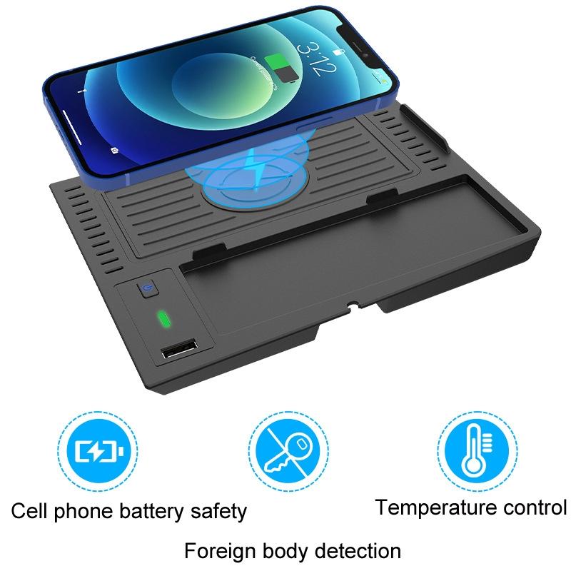 Wireless Charger for Left-hand Drive Honda Civic / Integra 22-23 - Black 3