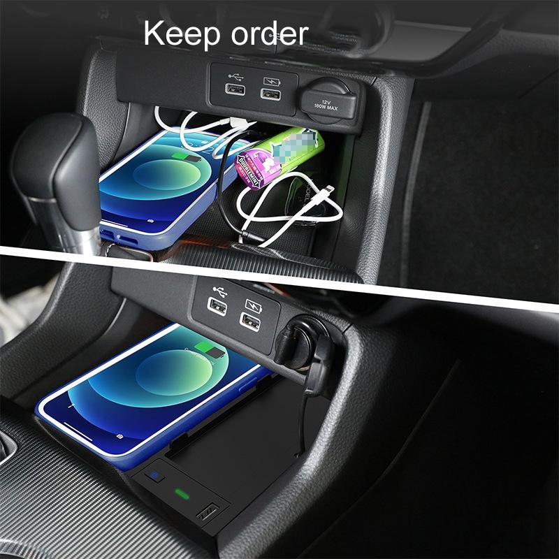 Wireless Charger for Left-hand Drive Honda Civic / Integra 22-23 - Black 7
