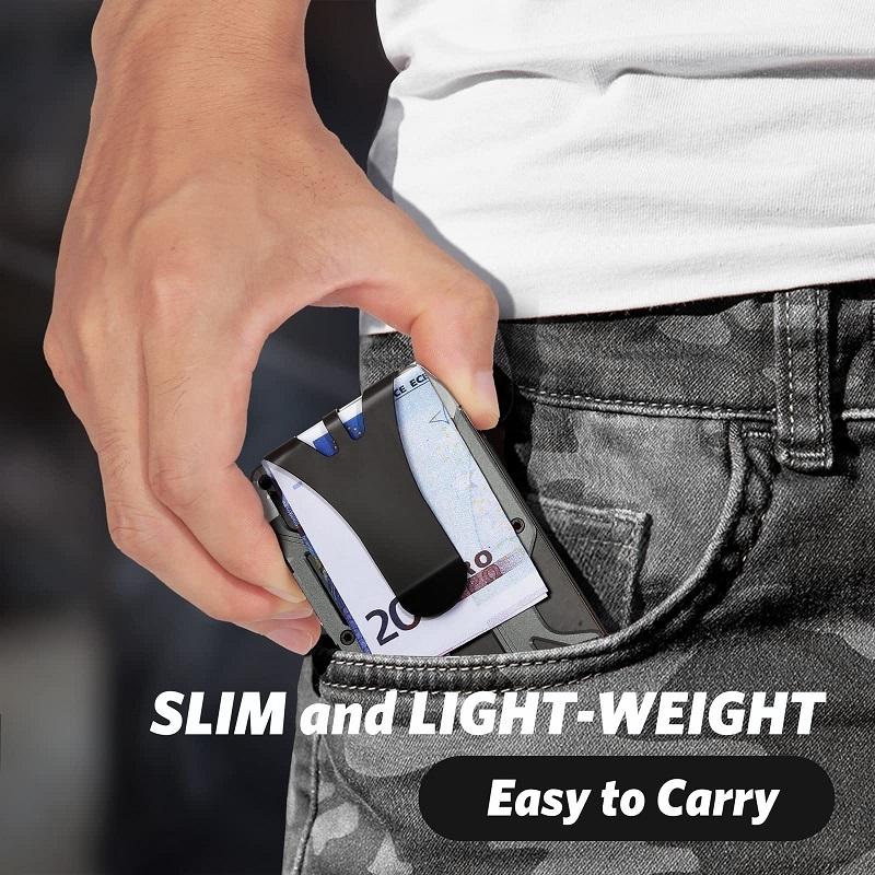Rfid-blocking Carbon Fiber Card Holder - Sleek & Secure 6