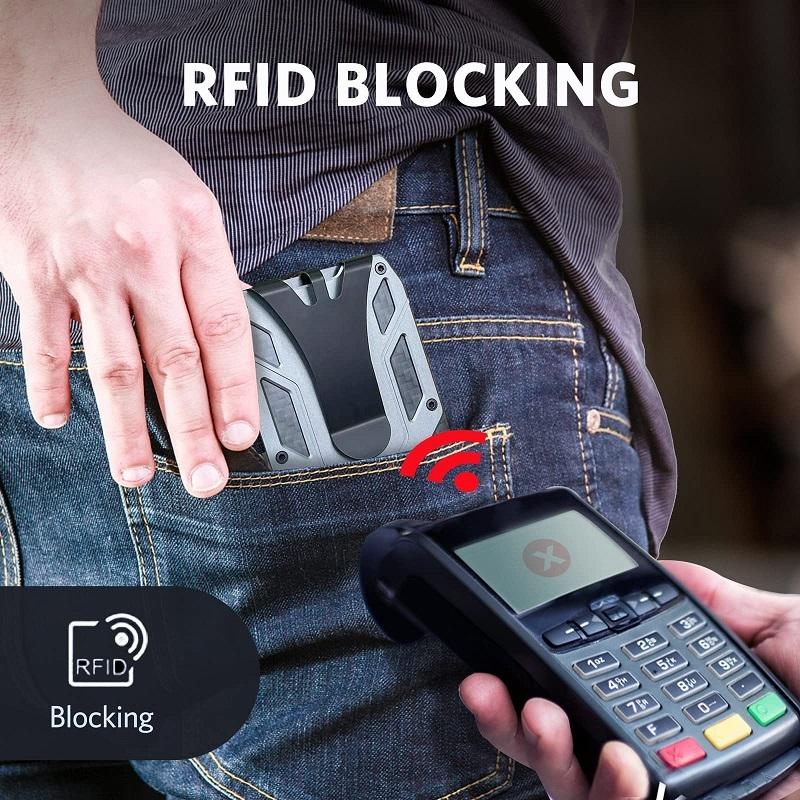 Rfid-blocking Carbon Fiber Card Holder - Sleek & Secure 7