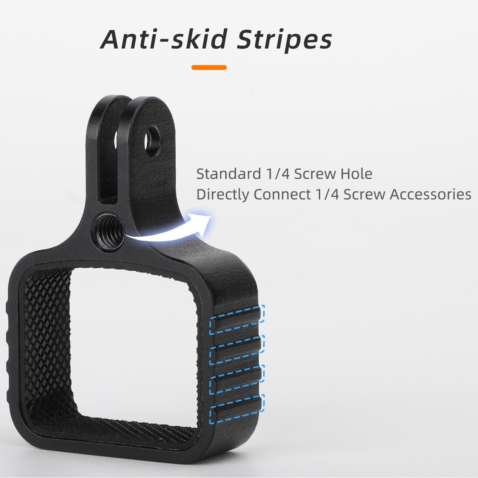 Universal Metal Bracket Adapter for Dji Pocket 3 with Screw - Black 7