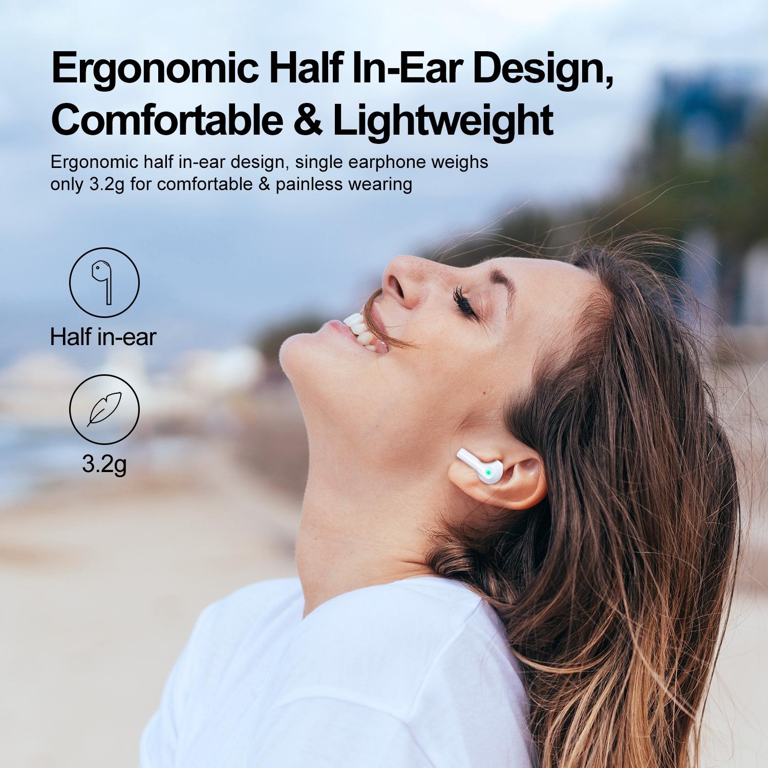 True Wireless Bluetooth Earphones with Dual-mic - Black 6