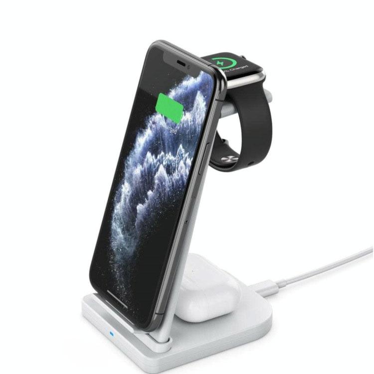3 In 1 Portable Wireless Charger Detachable - White 10