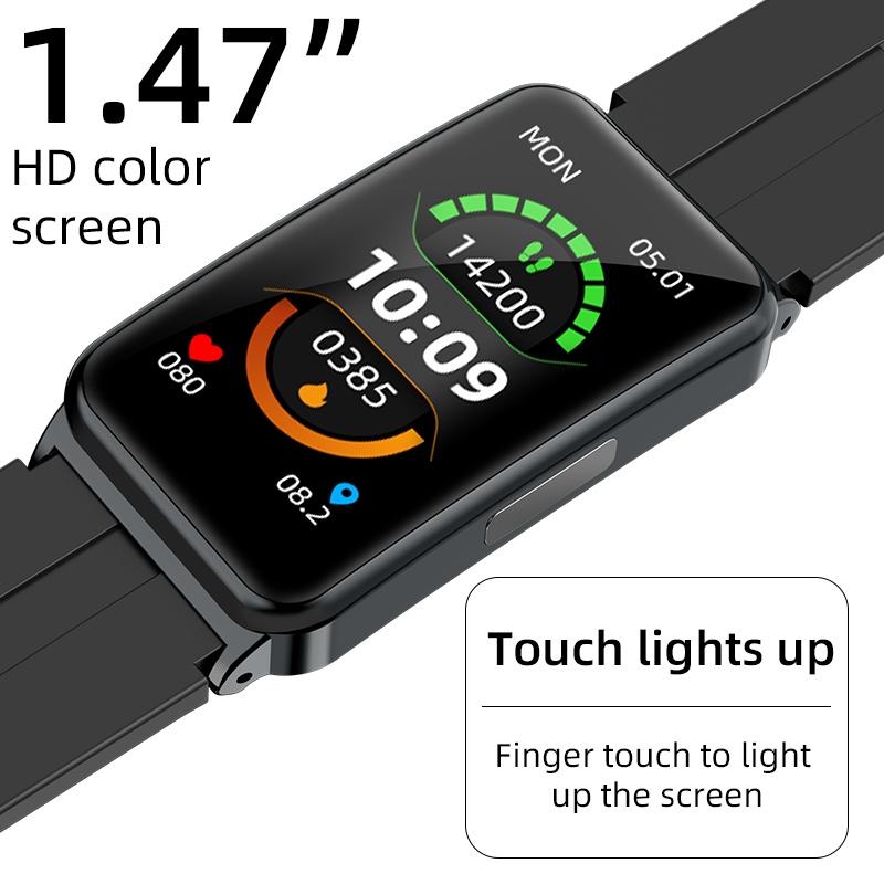 Smart Watch With Heart Rate And Blood Pressure Monitoring - Colour Screen - Black 5