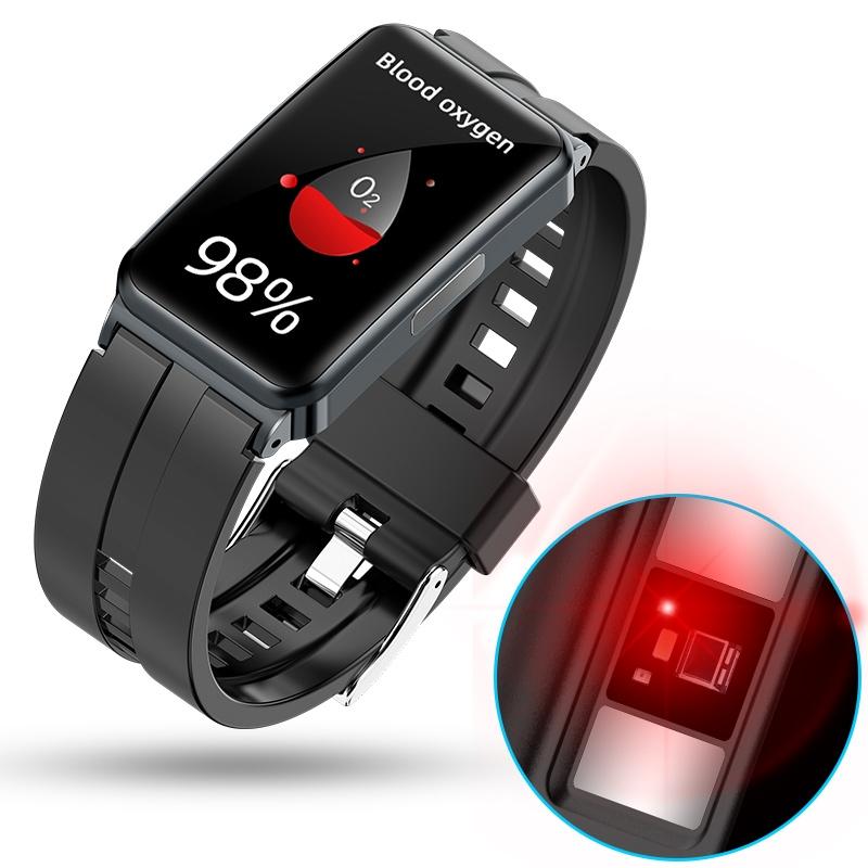 Smart Watch With Heart Rate And Blood Pressure Monitoring - Colour Screen - Black 6