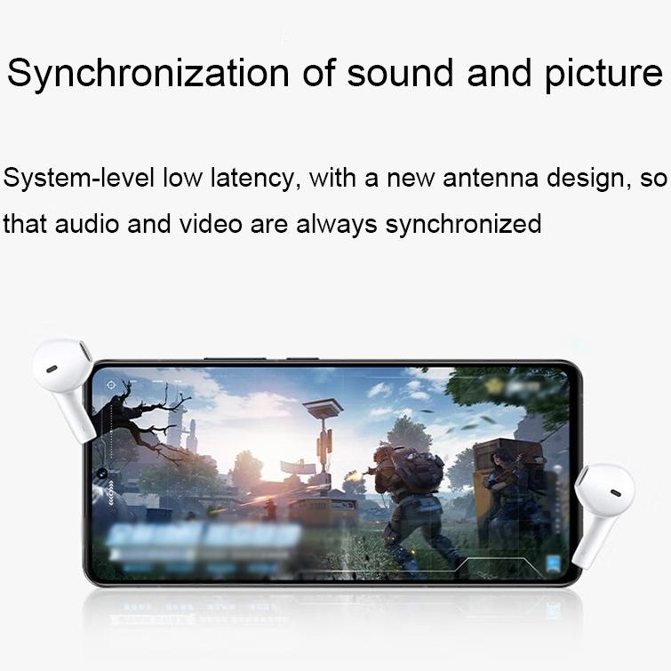 Wireless Dual Mic Tws Air Earphones with Noise Reduction - White 13