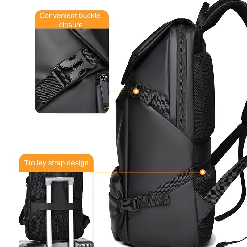 Travel Backpack for Men - Compact and Durable - Black 8