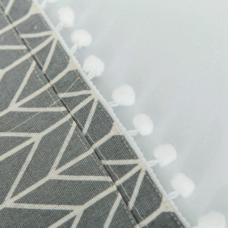 Universal Cotton Linen Microwave Dust Cover - Gray Arrow 5