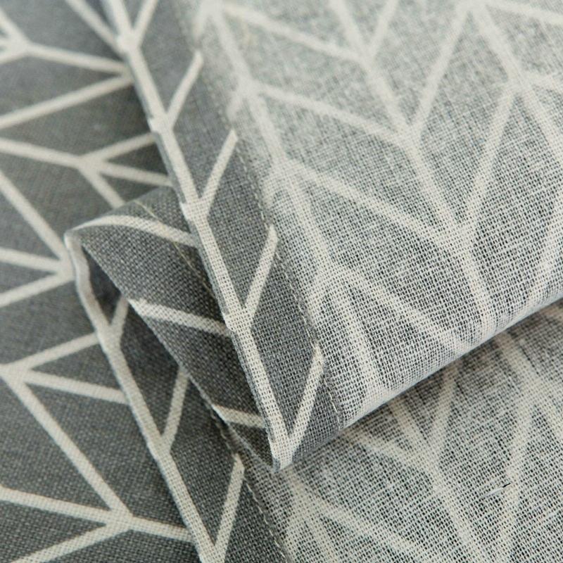 Universal Cotton Linen Microwave Dust Cover - Gray Arrow 8