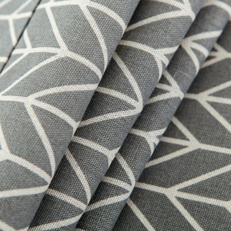 Universal Cotton Linen Microwave Dust Cover - Gray Arrow 14