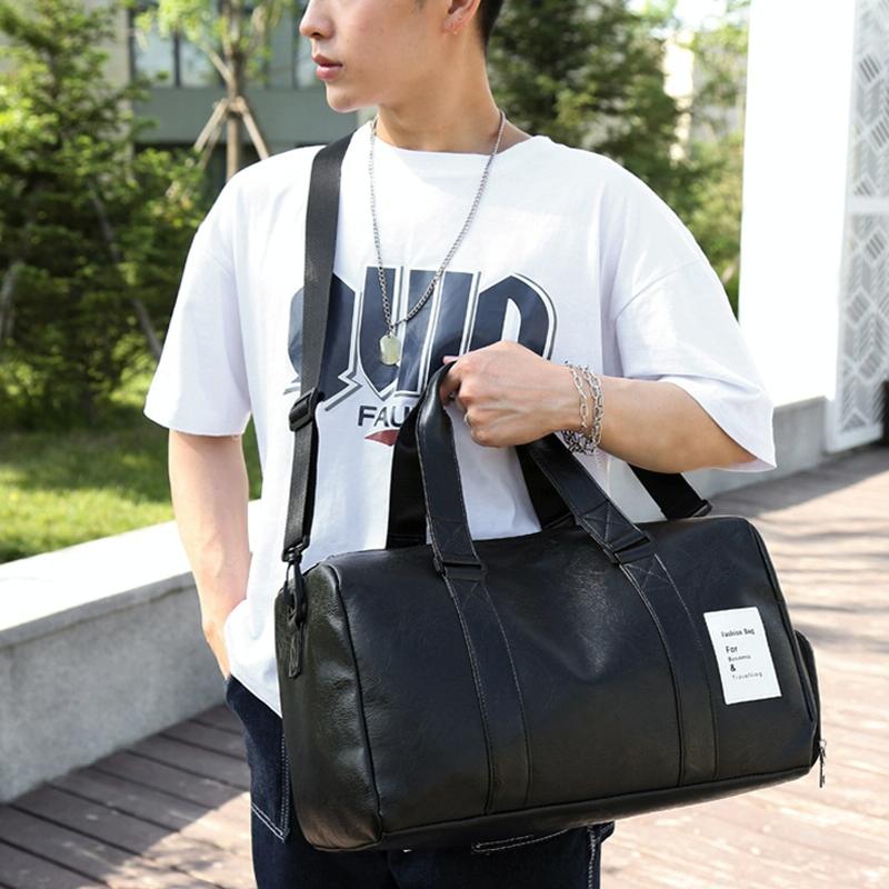 Compact Travel Bag with Shoe Storage - Black 4