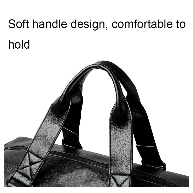 Compact Travel Bag with Shoe Storage - Black 10