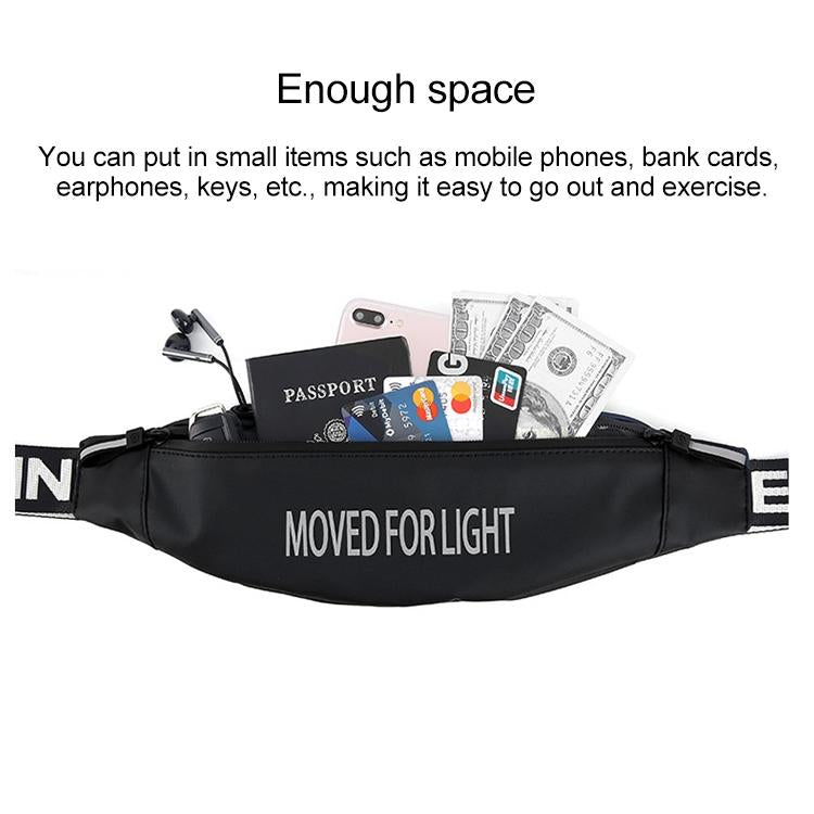 Waterproof Crossbody Waist Bag For Running & Sports - Black 15