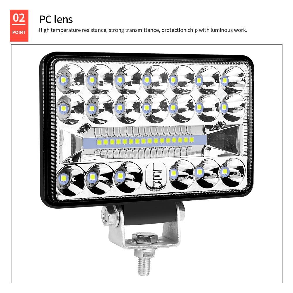 9 - 80V 18W 6000K 4 Inch Car 36Pcs Led Work Light White Light 4