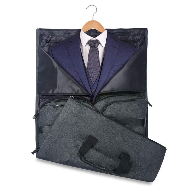 Compact Travel Suit Storage Bag - Foldable - Grey 3