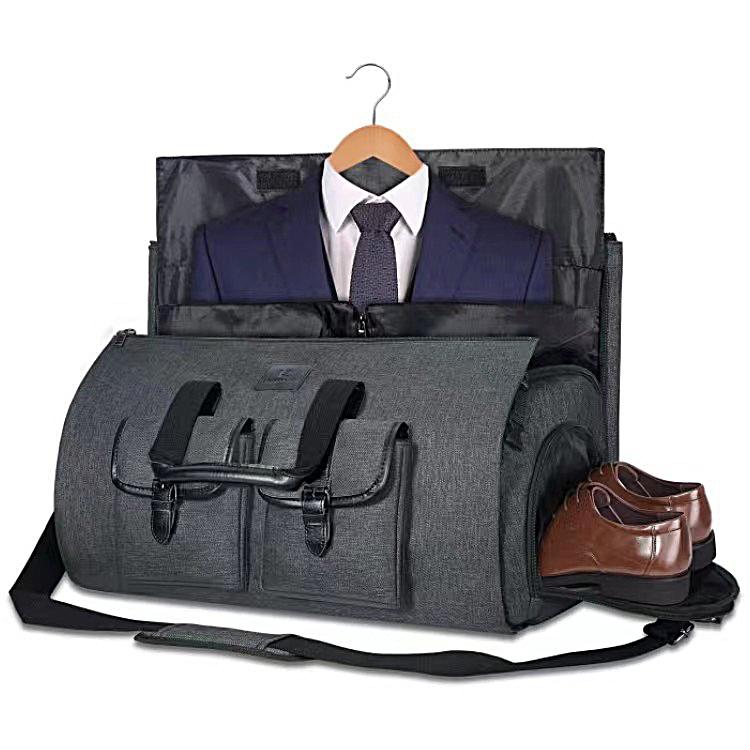 Compact Travel Suit Storage Bag - Foldable - Grey 10