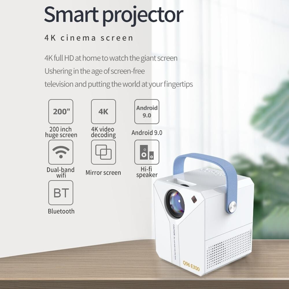 E300 Intelligent Portable Hd 4K Projector 3