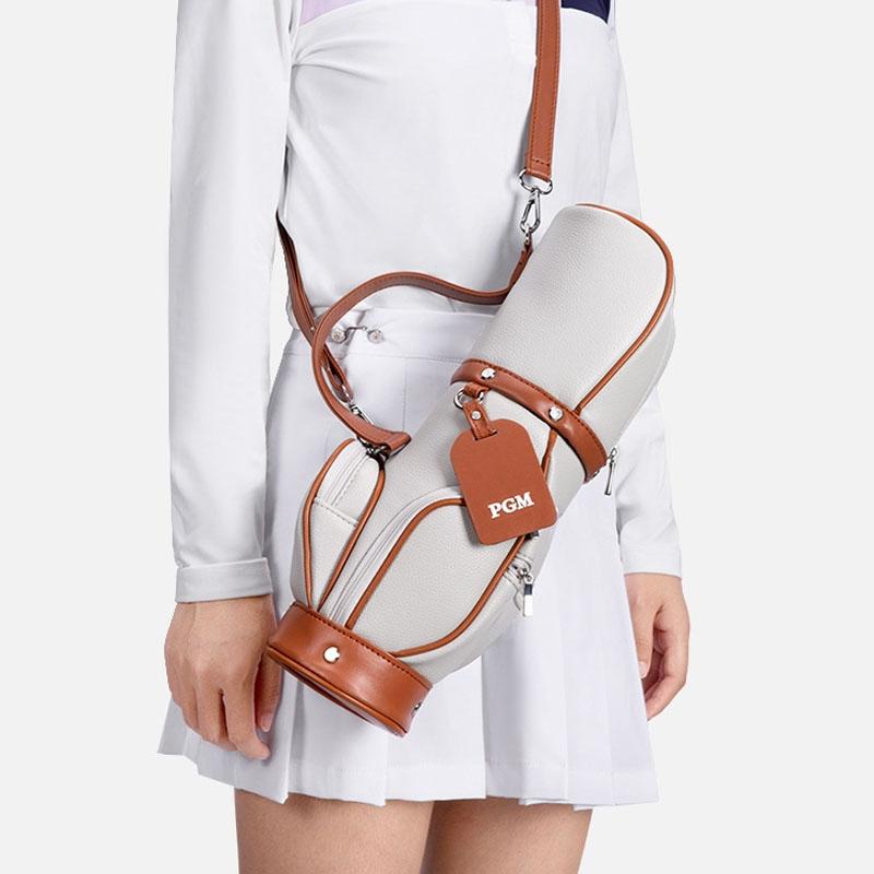 Lightweight Golf Crossbody Bag For Women Compact Mini Ball Storage Solution - Grey Green 3