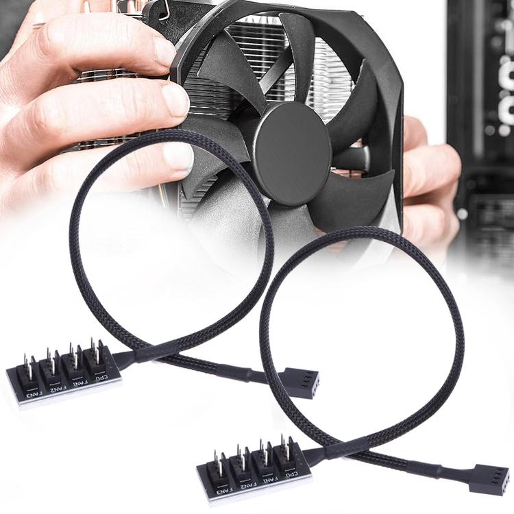 2-Port Pwm Fan Hub For Pc Chassis - A Drag Five 3