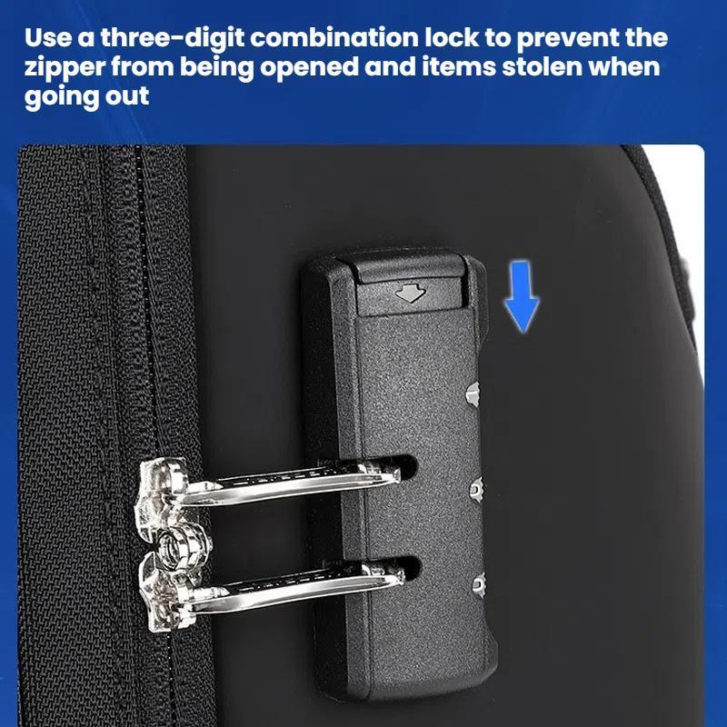 Waterproof Anti Theft Business Backpack With Usb Ports 6