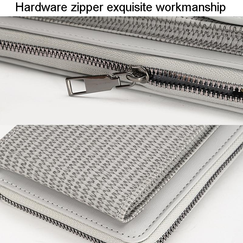 Versatile Women Cell Phone Crossbody Wallet - Black 7