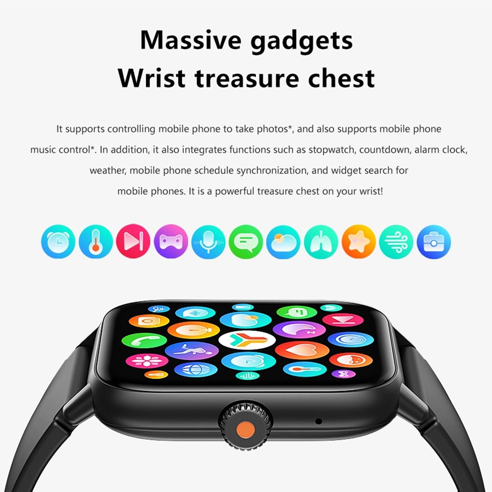 1.83 Inch Bt5.2 Smart Sport Watch Support Bluetooth Call / Sleep / Blood Sugar / Blood Oxygen / Heart Rate / Blood Pressure Health Monitor - Pink 14