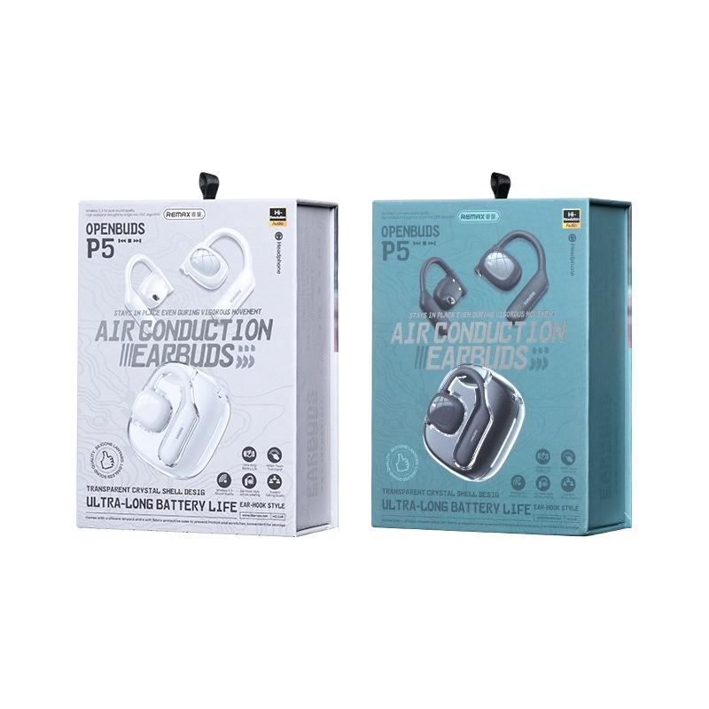 Crystal Air Conduction Bluetooth Earphones - Openbuds Ows - White 5