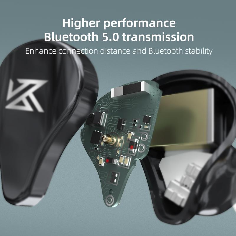 Kz Sa08 Wireless 5ba Bluetooth Tws Earphones - Black 6