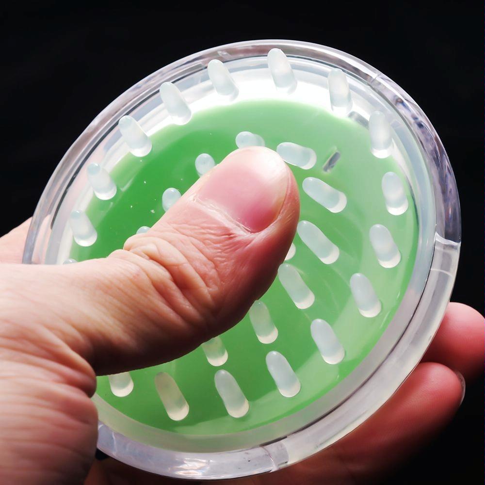 5Pc Silicone Pvc Massage Brush Set - Green 6