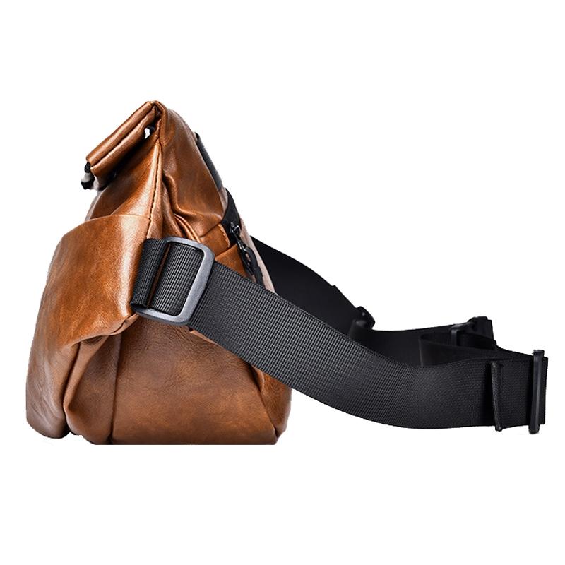 Compact Single Shoulder Crossbody Backpack For Men - Black 6