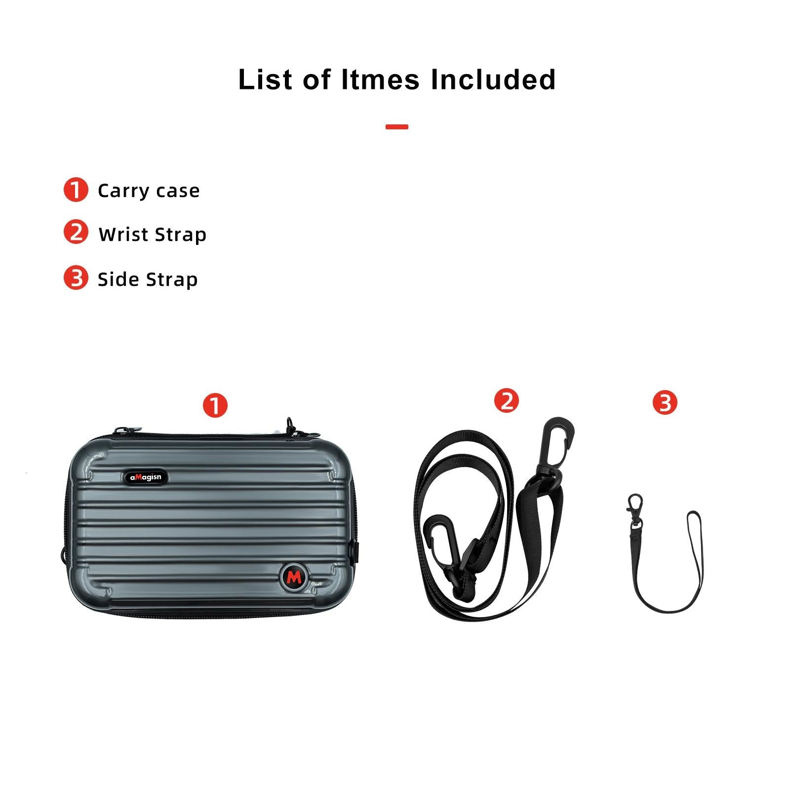 Waterproof Handheld Camera Bag for Amagisn Sports - Storage and Protection - Deep Gray 6