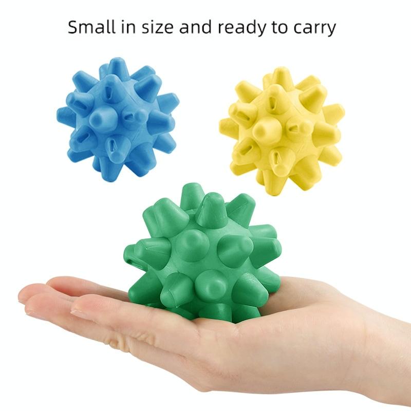Handheld Hedgehog Massage Ball For Plantar Relaxation And Fitness - Blue 6