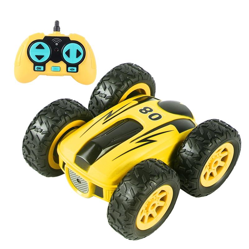 Double Sided 2.4g Mini Rc Car - High Speed Remote Control Toy - English Box 08 Blue 9
