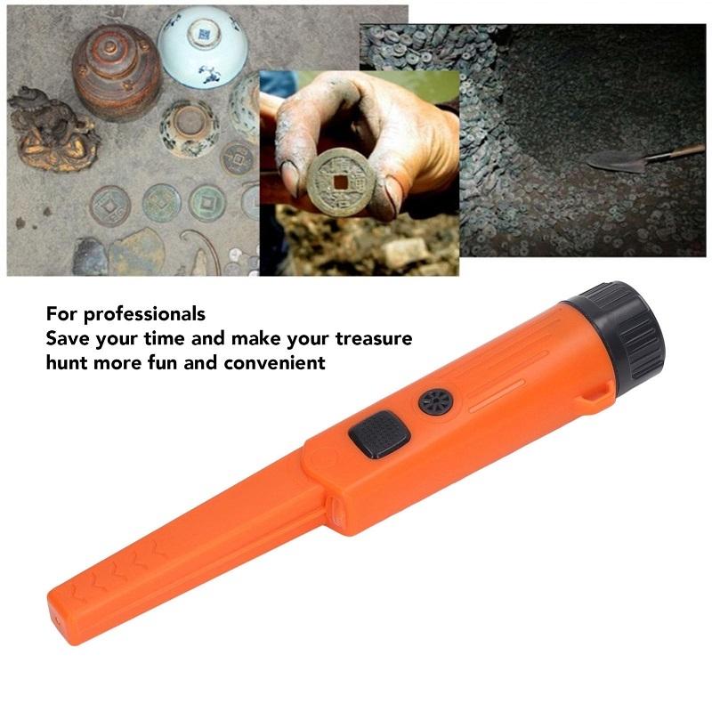 Waterproof Handheld Metal Detector - Mini - Orange 4