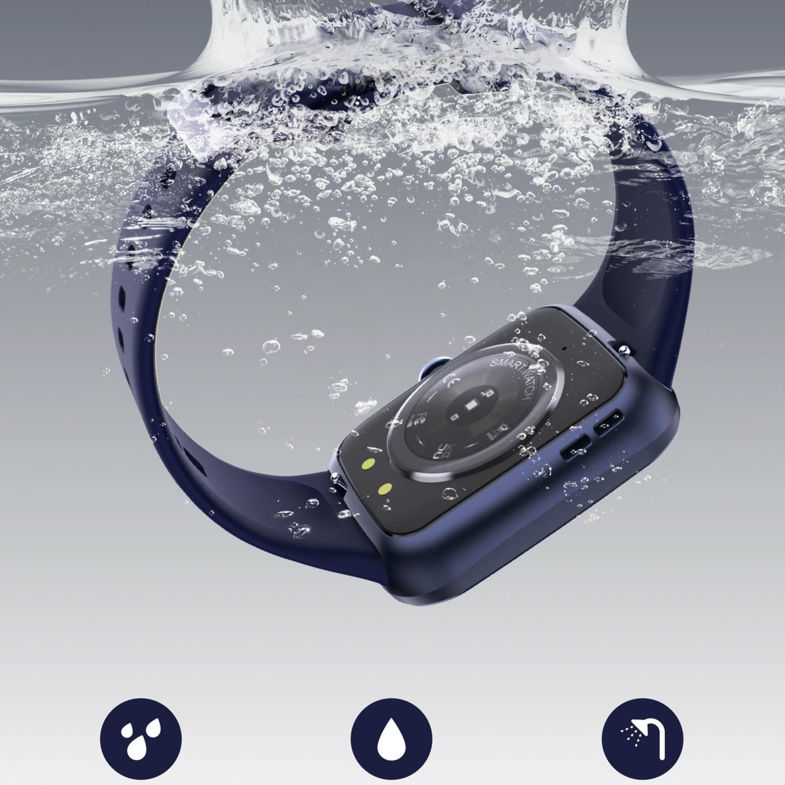Ip67 Waterproof Smart Bracelet Bluetooth Call Fitness Tracker - White 5